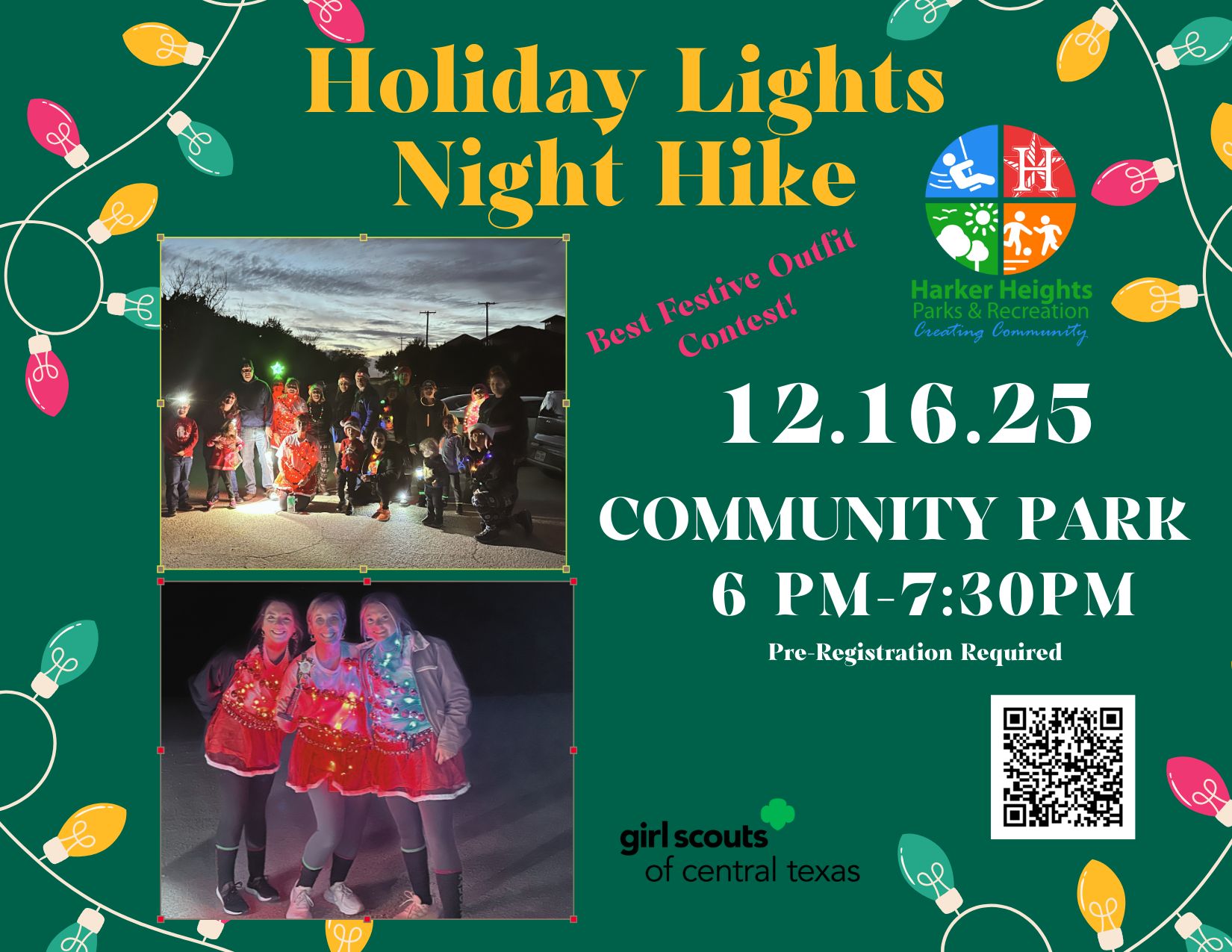 Holiday Lights Night Hike 2025