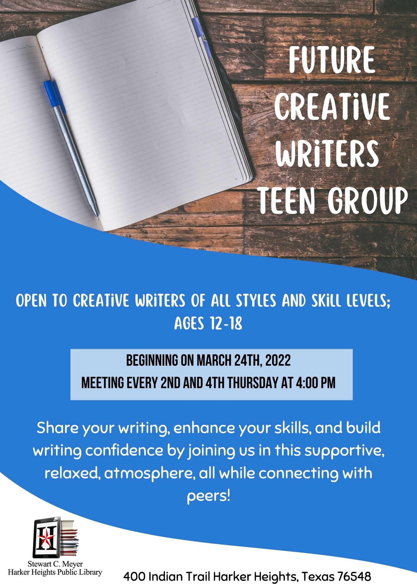 Future Creative Writers Teen Group