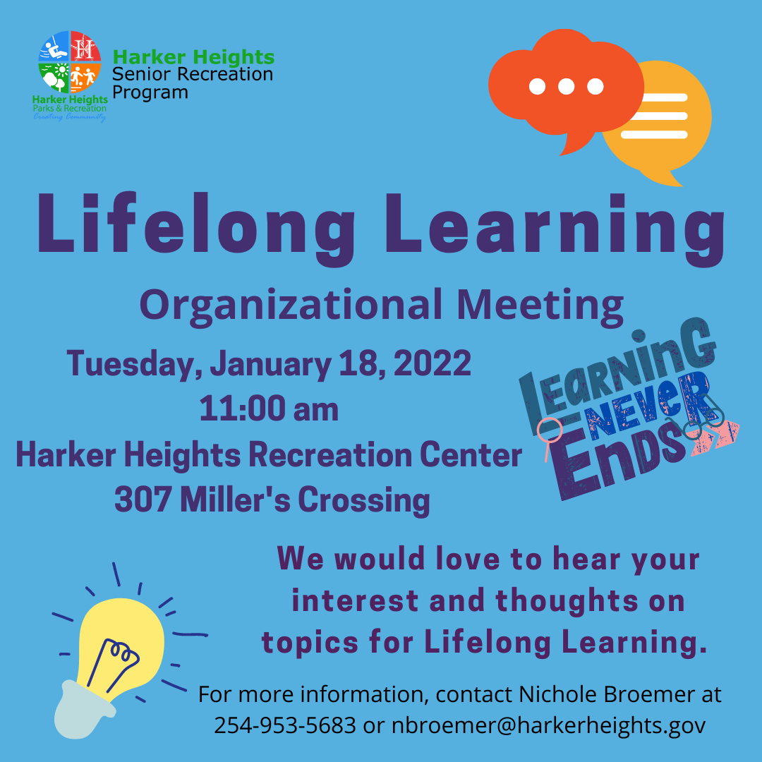 Lifelong Learning 1.18.22