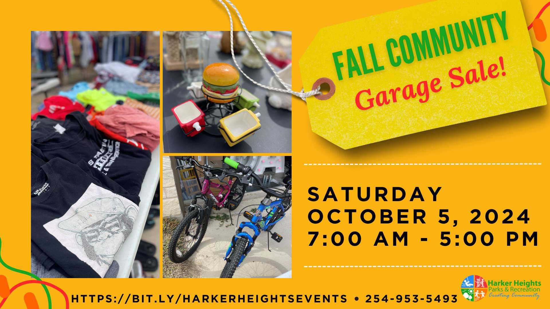 Fall Community Garge sale 2024