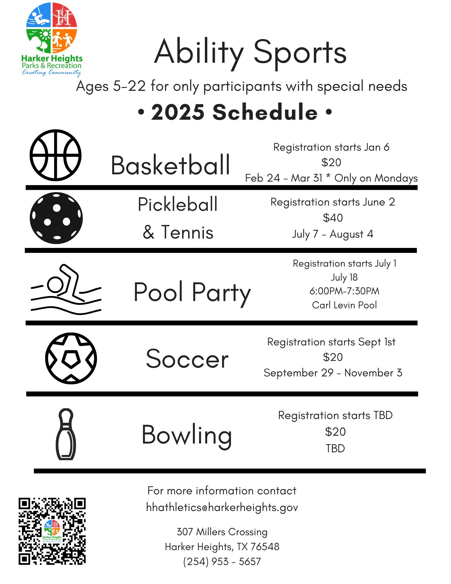 Ability Sports 2025 Schedule1