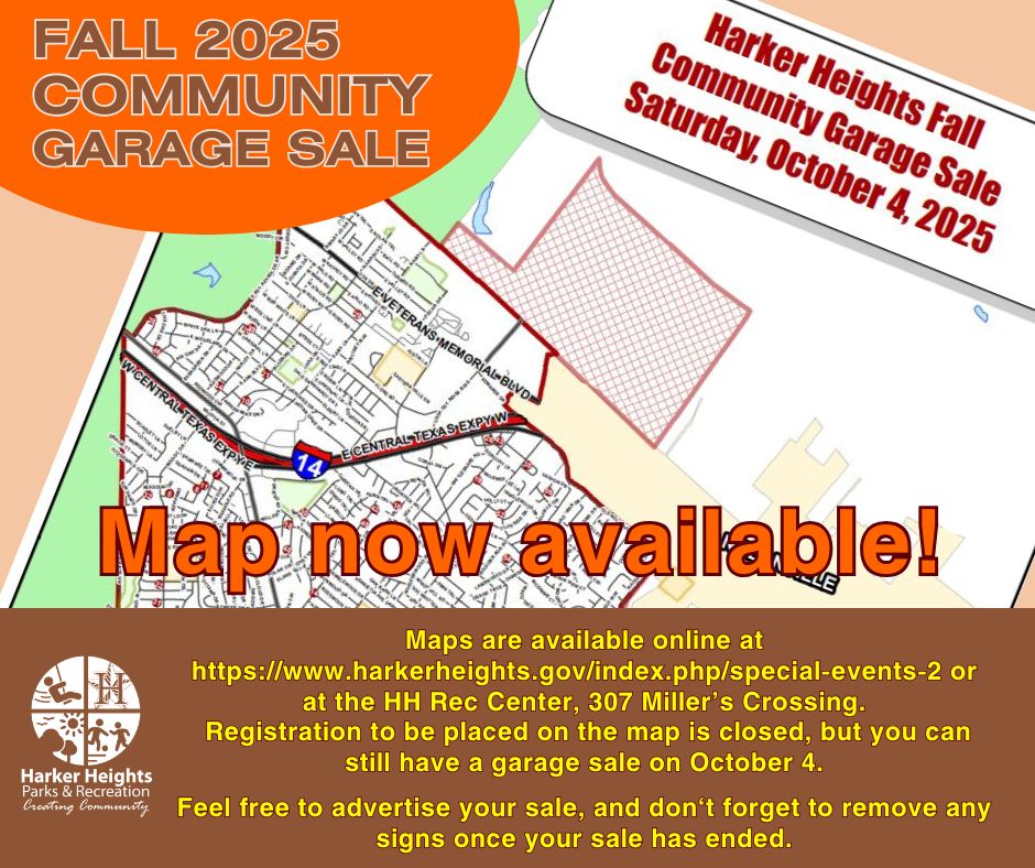 Community Gargae Sale 2025 Map Available1