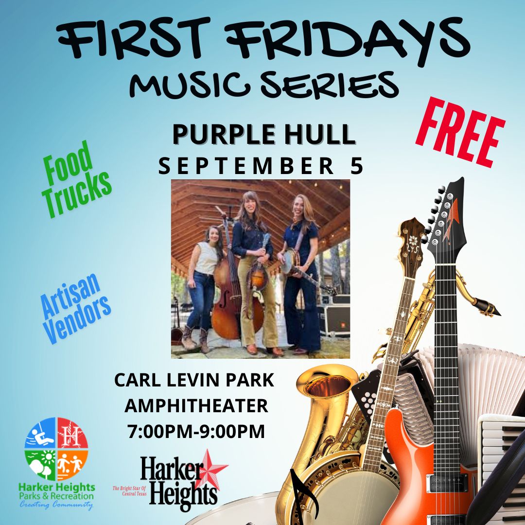 First Friday Music Series Sept 5 Purple Hull