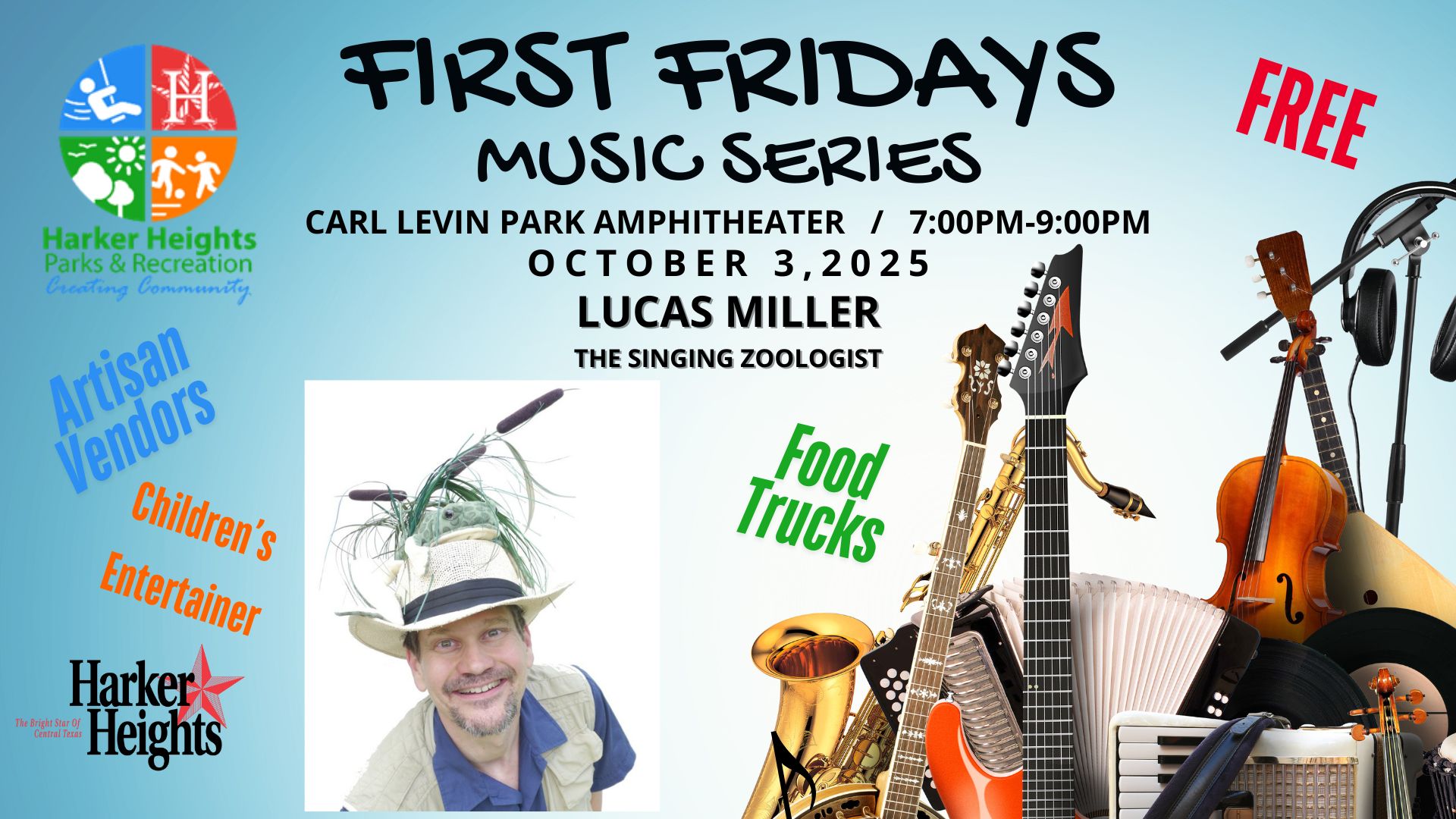 Lucas Miller 1st Fridays 10.3.25 Facebook