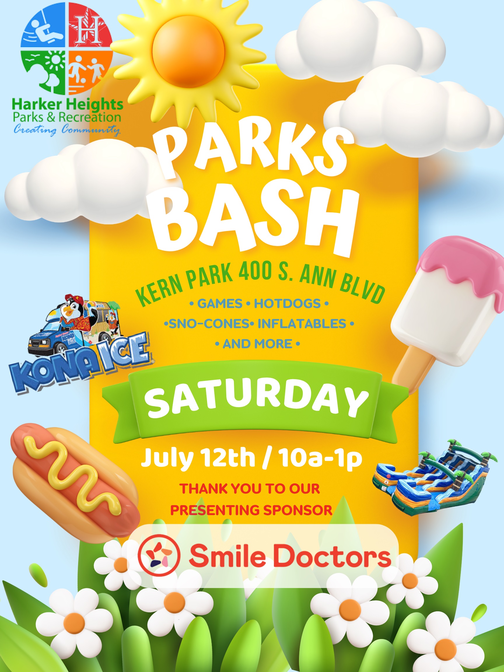 Parks Bash Flyer