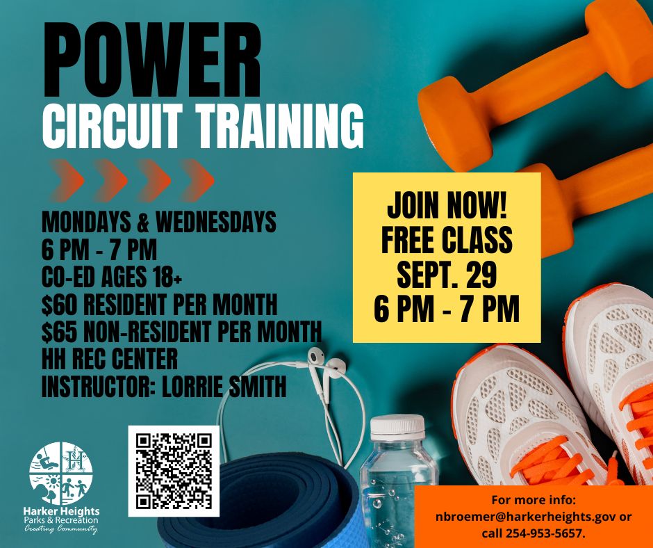 Power Circuit Training Flyer