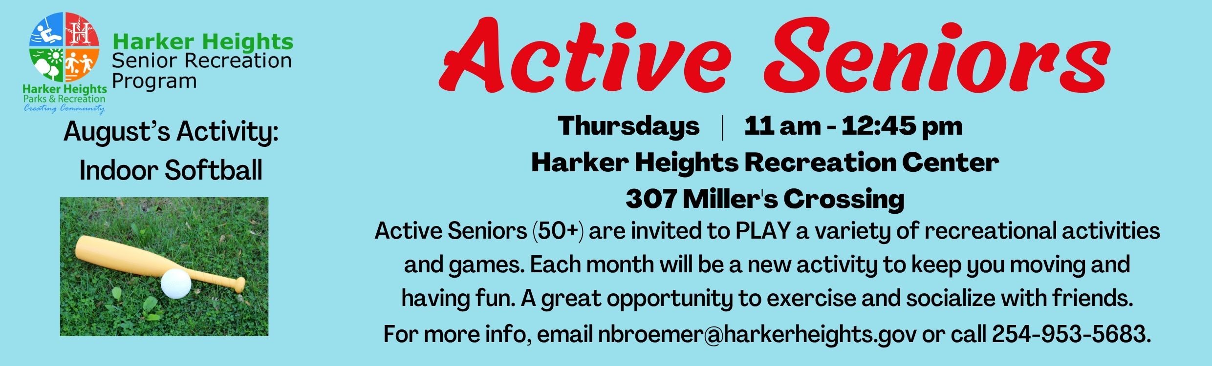 Active Seniors Aug. 2025