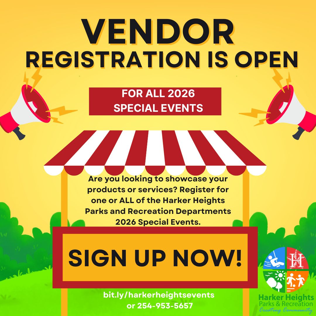 Vendor Registration Is Open 2026