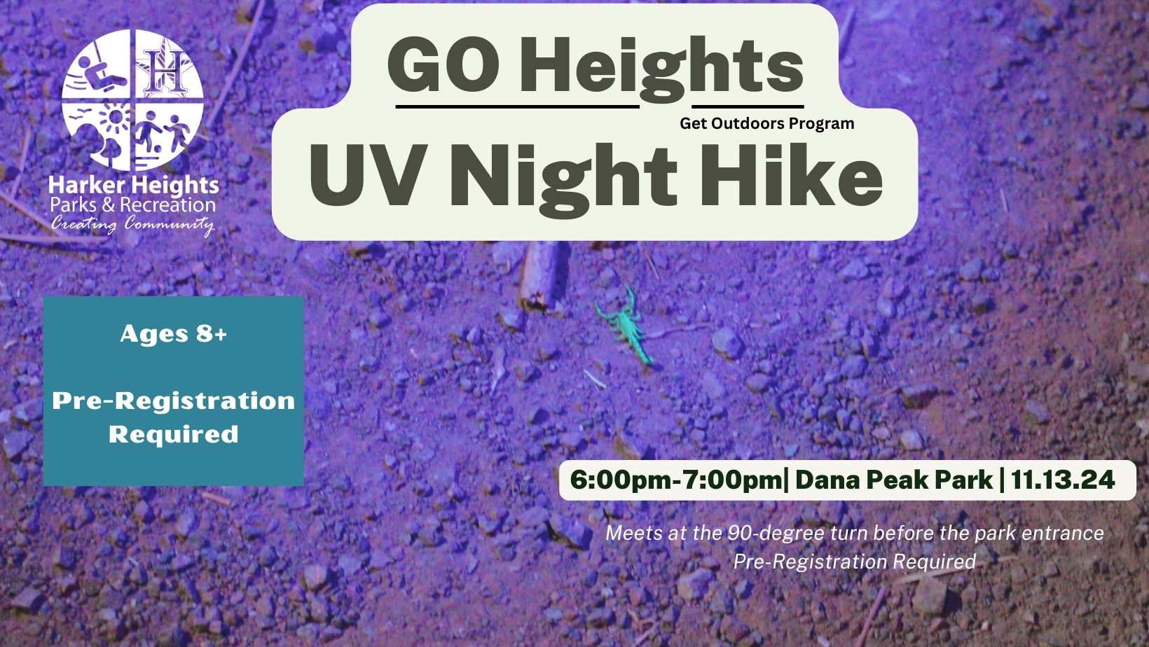 UV Night Hike November