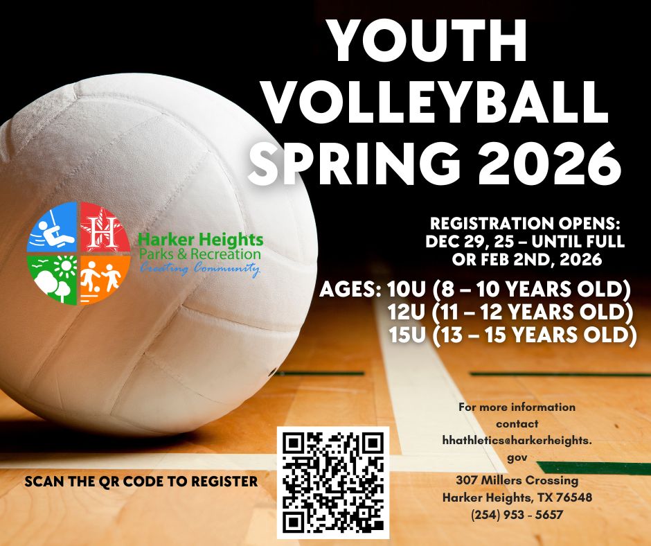 Youth Volleyball Spring Reg 26