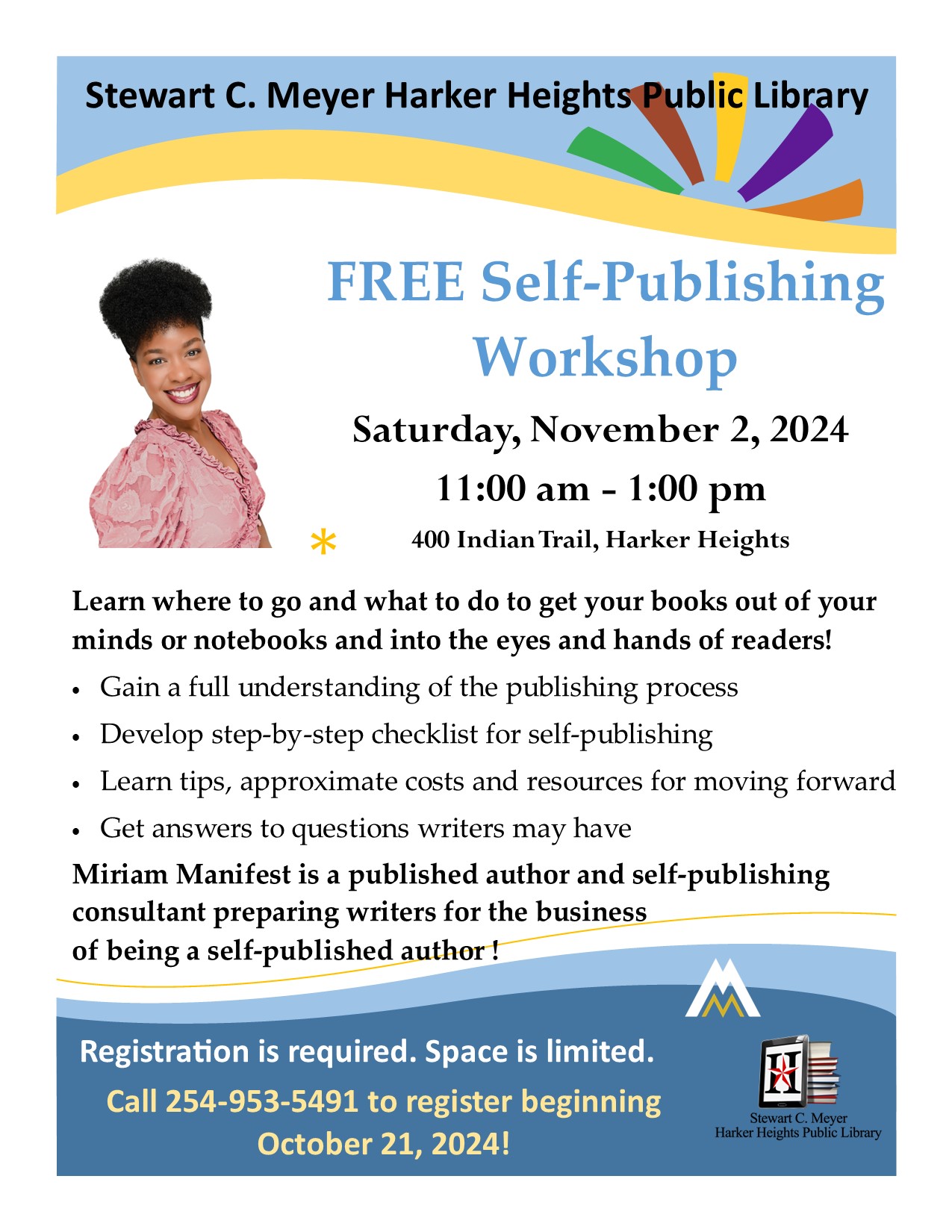 writing workshop with miriam manifest self publishing